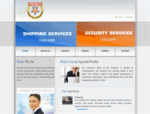 Tablet Screenshot of picketgroup.com